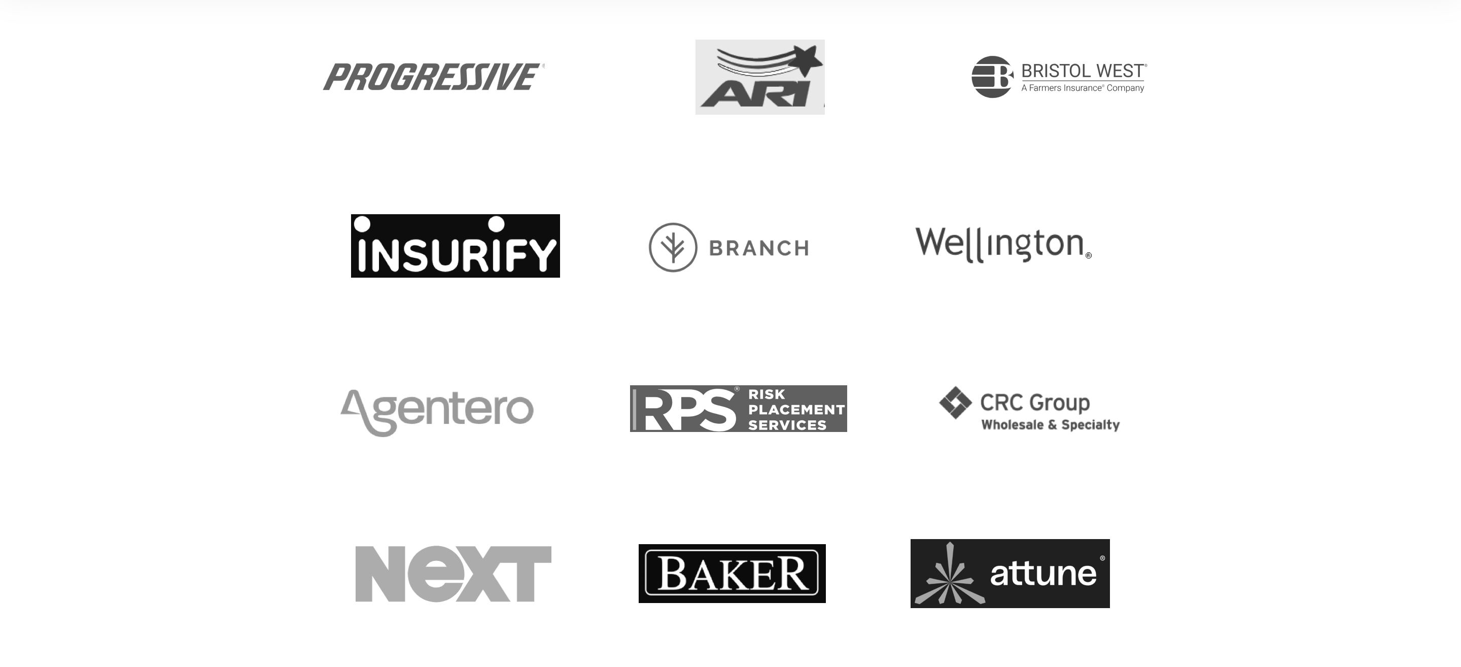 Our trusted carriers